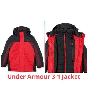 Under Armour Boys' Westward 3-in-1 Jacket Big Kids SMALL